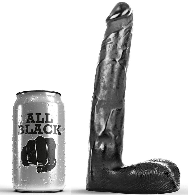 BLACK - DILDO REALÍSTICO 21 CM