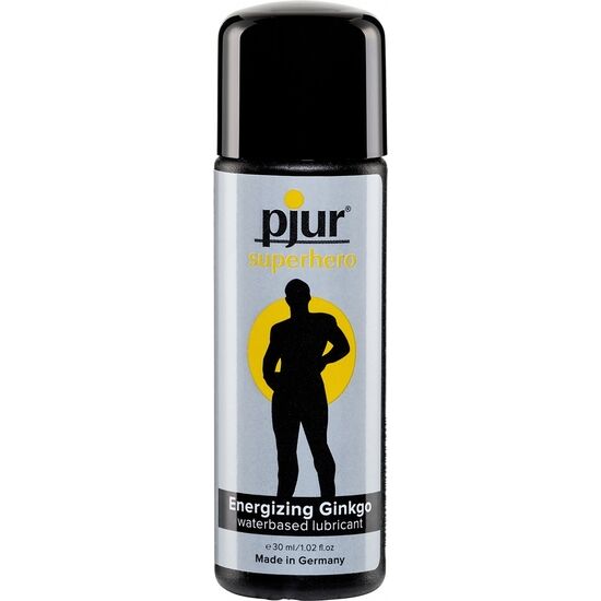 PJUR - LUBRIFICANTE ENERGIZANTE SUPER-HERÓI GINKGO 30 ML