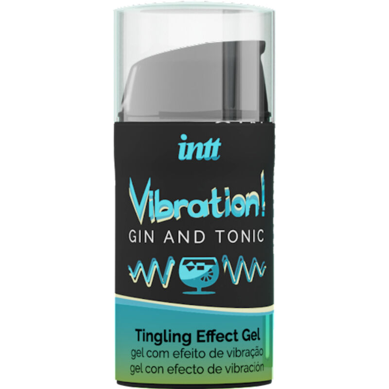 INTT - PODEROSO ESTIMULANTE ÍNTIMO LÍQUIDO VIBRADOR GEL GIN  TÔNICO 15ML