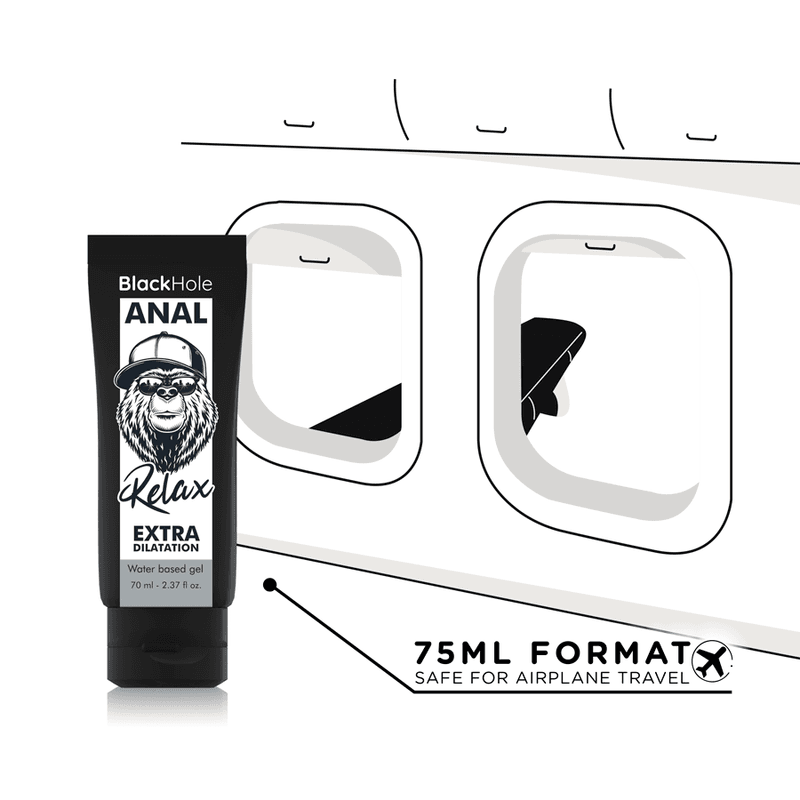 BLACK HOLE - GEL DILATADOR ANAL À BASE DE ÁGUA 70 ML - Image 5
