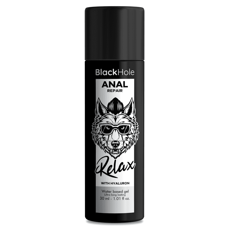 BLACK HOLE - REPARO ANAL RELAXANTE À BASE DE ÁGUA COM HIALURON 30 ML
