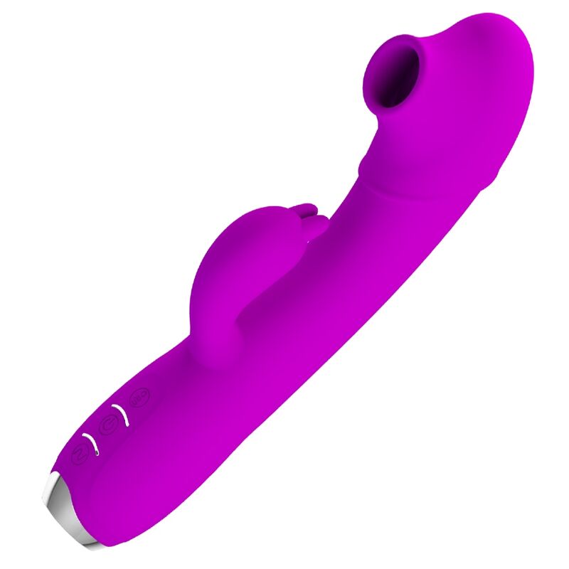PRETTY LOVE - VIBRADOR REGINA - ONDAS ESTIMULANTES RECARREGÁVEIS ROXO