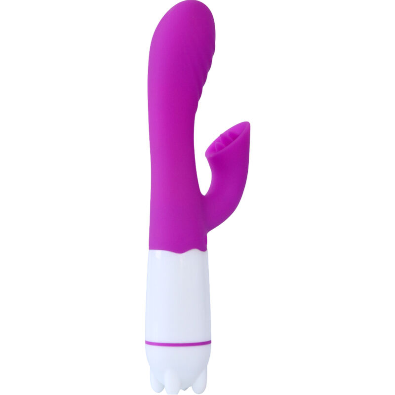 ARMONY - VIBRADOR E ESTIMULADOR HAPPY COM LÍNGUA RECARREGÁVEL VIOLETA - Image 2