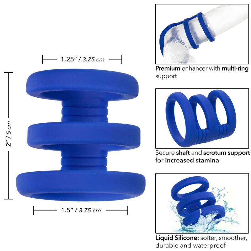 CALEXOTICS - ADMIRAL GAIOLA TRIPLA AZUL - Image 4