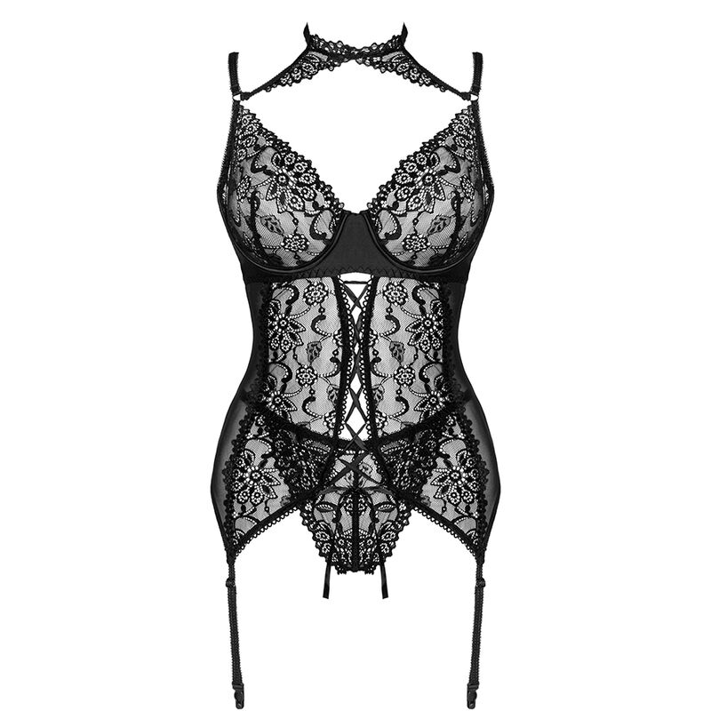 LIVCO CORSETTI FASHION - COLEO GIELLANDRA FOR THE SENSES CORSET + CALCINHA PRETA - Image 3