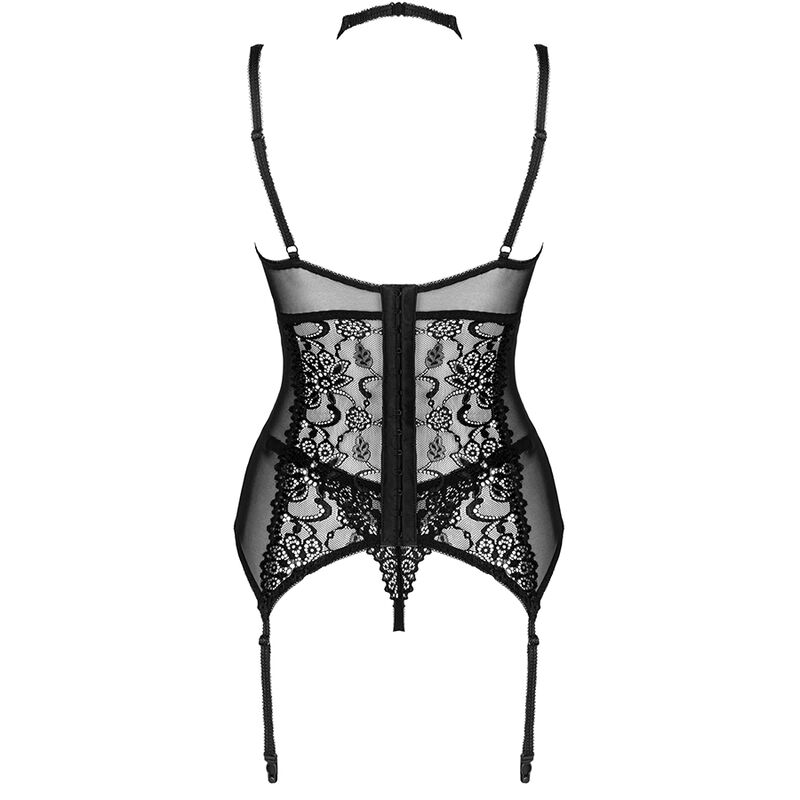 LIVCO CORSETTI FASHION - COLEO GIELLANDRA FOR THE SENSES CORSET + CALCINHA PRETA - Image 4