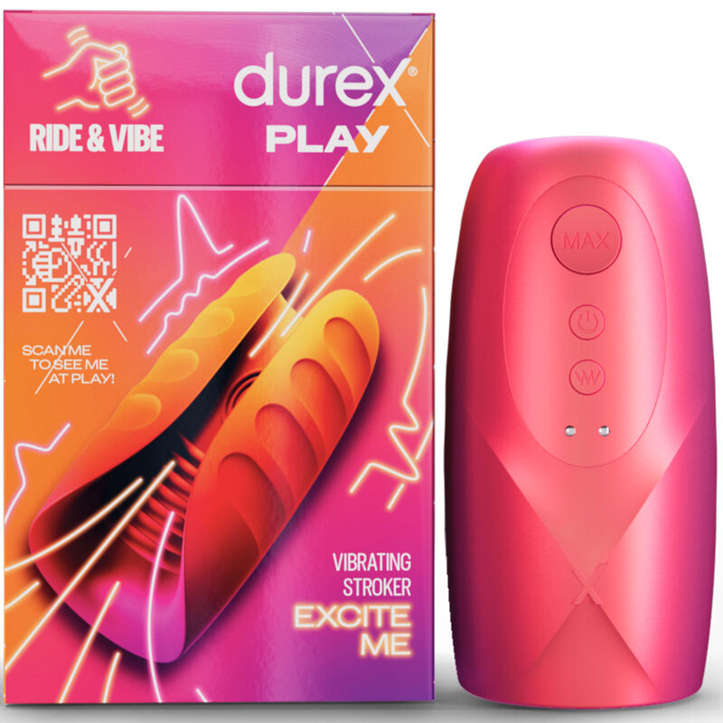 MASTURBADOR VIBRADOR DUREX -TOY RIDE  VIBE
