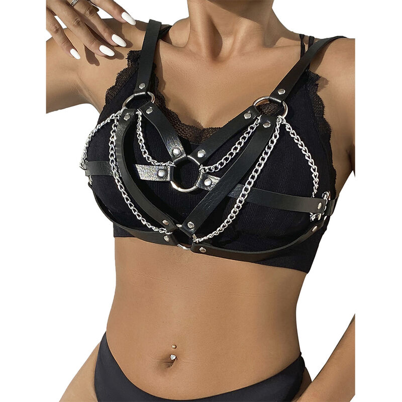 SUBBLIME - 953713 PUNK BONDAGE CINTO FIVELA DE METAL PRETO TAMANHO ÚNICO - Image 2