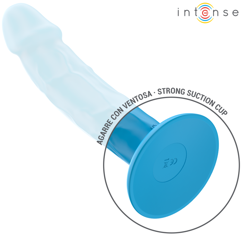 INTENSE - VIBRADOR REALÍSTICO PHOEBE 10 VIBRAÇÕES CONTROLE REMOTO AZUL - Image 5
