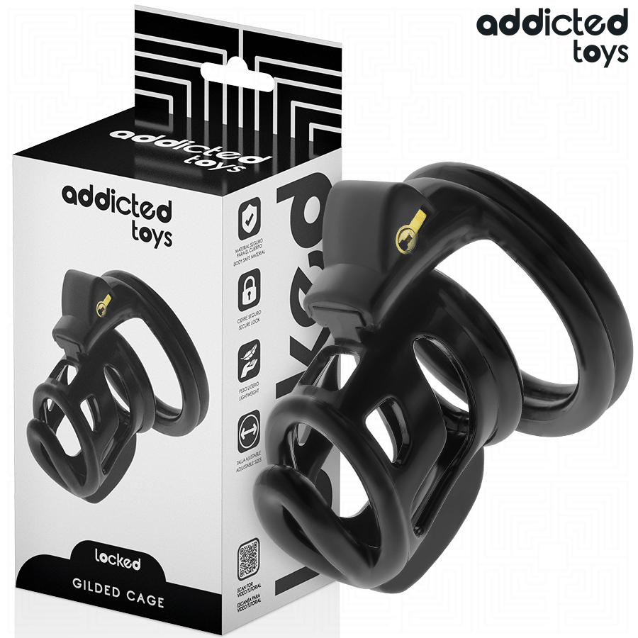 ADDICTED TOYS LOCKED - GAIOLA GILDEN GAIOLA PARA PÊNIS 8,5 CM