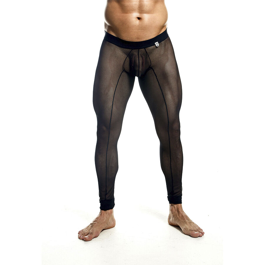 MOB - MEIA-CALÇA PRETA TRANSPARENTE TAMANHO L