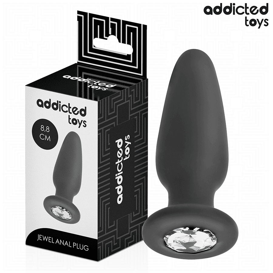 ADDICTED TOYS - PLUG ANAL COM JOIA TAMANHO S 8,8 CM