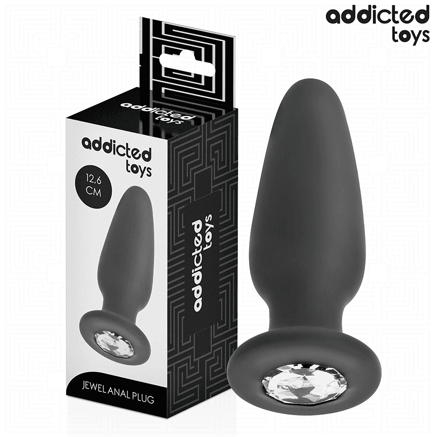 ADDICTED TOYS - PLUG ANAL COM JOIA TAMANHO L 12,6 CM