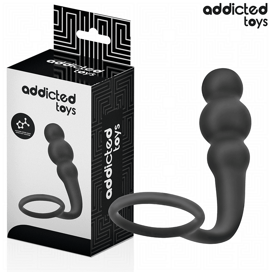 ADDICTED TOYS - PLUG ANAL COM ANEL MODELO 1