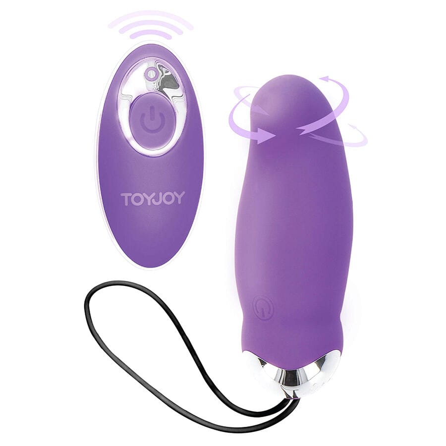 TOYJOY - FELICIDADE MEU ORGASMO EGGSPLODE VIBRADOR ROXO CONTROLE REMOTO