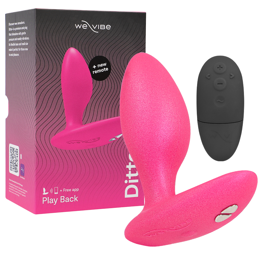 WE-VIBE - DITTO+ VIBRADOR ANAL PLUG ROSA
