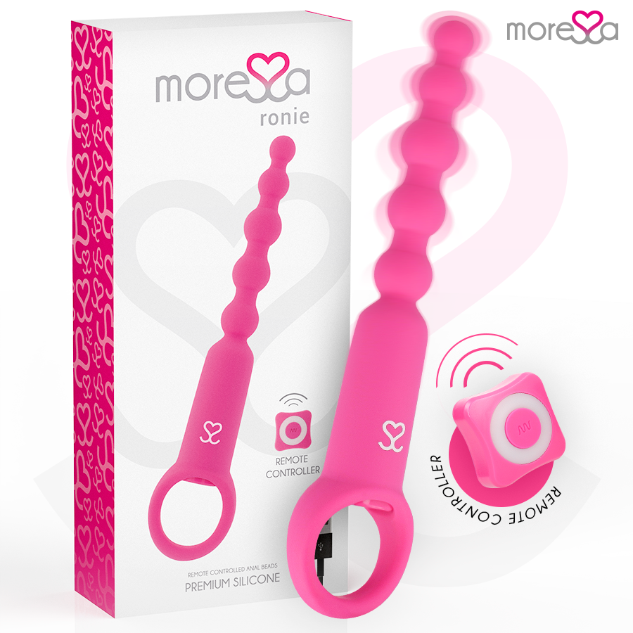 MORESSA - RONIE CONTROLE REMOTO PRAZER ANAL ROSA