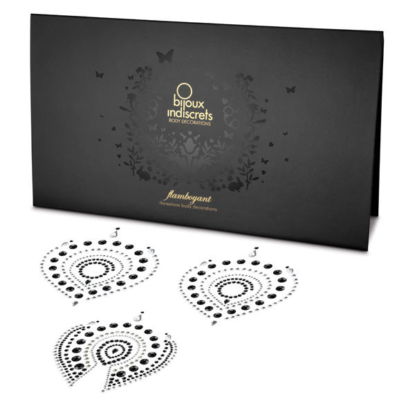 BIJOUX - INDISCRETS FLAMBOYANT PRETO  PRATA