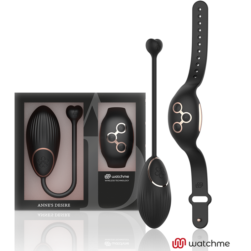 ANNES DESIRE - EGG TECNOLOGIA DE CONTROLE REMOTO WATCHME PRETO/OURO